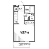 東京都世田谷区給田4丁目の賃貸アパートの間取り