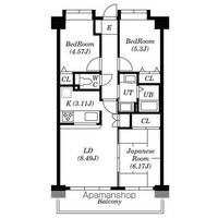 ラフィネ立川の間取り