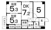 日商岩井幣舞マンションの間取り
