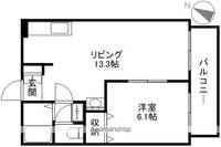 滋賀県大津市大平2丁目の賃貸アパートの間取り