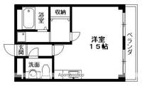 滋賀県草津市東矢倉3丁目の賃貸アパート302の間取り