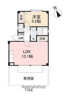 フォブール入谷102の間取り