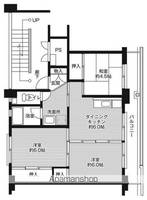 ビレッジハウス船木Ⅱ2号棟の間取り