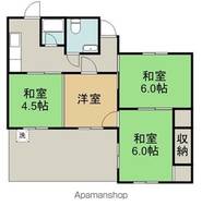 香川県丸亀市川西町南(一戸建)の賃貸物件戸建ての間取り