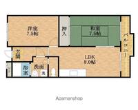 大阪府和泉市伯太町1丁目の賃貸マンションの間取り
