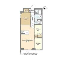 東京都練馬区中村3丁目の賃貸マンションの間取り