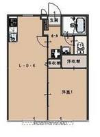 パストラル B202号室の間取り