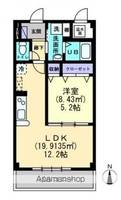 香川県高松市屋島西町の賃貸アパートの間取り