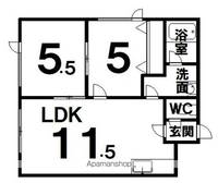 物件の間取り画像