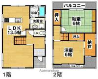 大阪府堺市東区草尾(一戸建)の賃貸物件の間取り