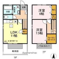 ヴィレッジコート ABB101の間取り