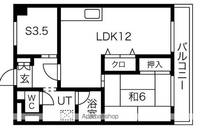 ダイアパレス八幡の間取り