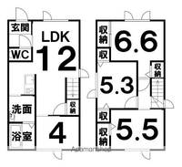 物件の間取り画像