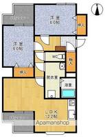 物件の間取り画像