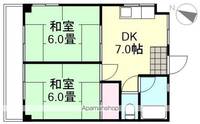 岡山県倉敷市西富井の賃貸マンションの間取り