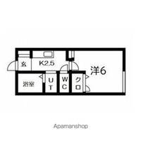 岩手県盛岡市高松4丁目の賃貸アパートの間取り