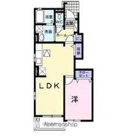 アルカンシェル東台 B棟の間取り