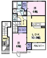 クラールむらさきのⅡの間取り