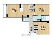 物件の間取り画像