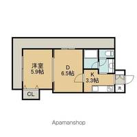 朝日プラザSS千歳Ⅰ404の間取り