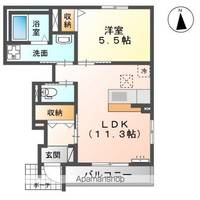 フェリチターレボスコの間取り