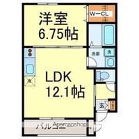 ルシクラージュ302号室の間取り