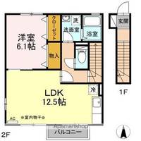 D-Room華の間取り
