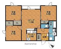 物件の間取り画像