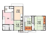 香川県高松市亀岡町(一戸建)の賃貸物件の間取り
