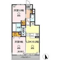 アテリア参番館の間取り