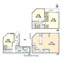 埼玉県さいたま市桜区田島4丁目(一戸建)の賃貸物件の間取り
