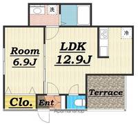 第弐東山鈴房荘の間取り