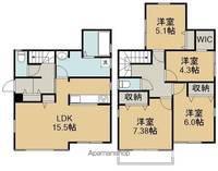 宮城県仙台市青葉区双葉ケ丘1丁目(一戸建)の賃貸物件戸建ての間取り