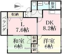 コートヤードメゾンB102の間取り