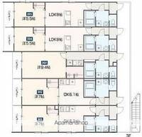 東京都福生市大字福生の賃貸アパートの間取り