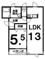 物件の間取り画像