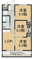 パークハイツ茂木の間取り