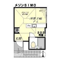メゾンSIMOの間取り