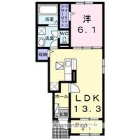 ボヌールBの間取り