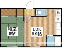 ハイツ浜浦202の間取り