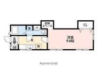 神奈川県川崎市中原区小杉陣屋町2丁目の賃貸アパートの間取り