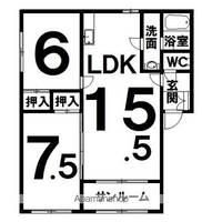 物件の間取り画像