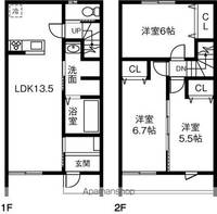 物件の間取り画像