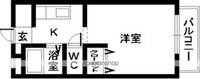 大阪府堺市北区金岡町の賃貸アパートの間取り
