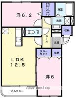 アバンツァート追分Ⅲの間取り