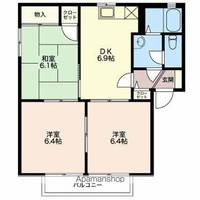 長野県長野市大字安茂里差出の賃貸アパートの間取り