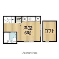 東京都杉並区高円寺南1丁目の賃貸アパートの間取り