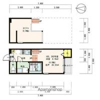 愛知県名古屋市中村区松原町5丁目の賃貸アパート202号室の間取り