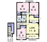 物件の間取り画像