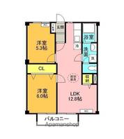 タウニーロイヤル203の間取り